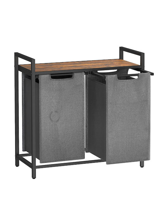 Vasagle Καλάθι Απλύτων Υφασμάτινο 73lt 73x33x72cm Γκρι Vasagle Καλάθι Απλύτων Υφασμάτινο 73lt 73x33x72cm Γκρι