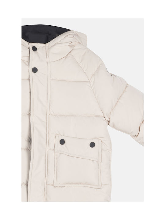 Joyce Kids Quilted Jacket ecru