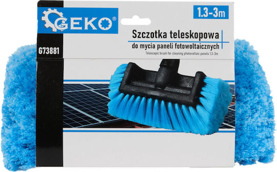 Photovoltaic Panel Cleaning Set Telescopic Handle 1.3 3 M Geko G73881