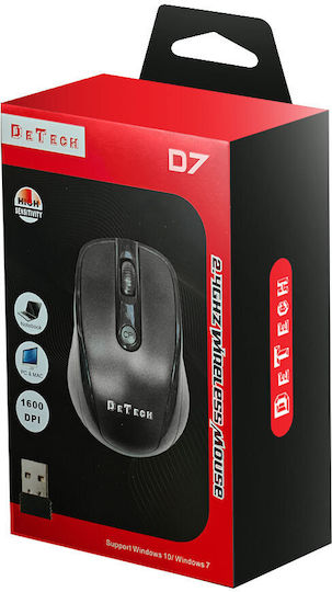D7 Wireless Mouse Negru