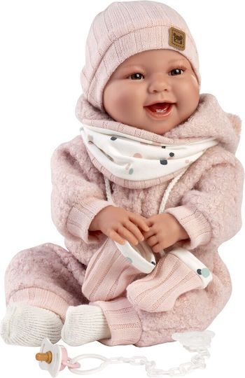 Llorens Juan Baby-Puppe Newborn Mädchen Lachen 44 cm