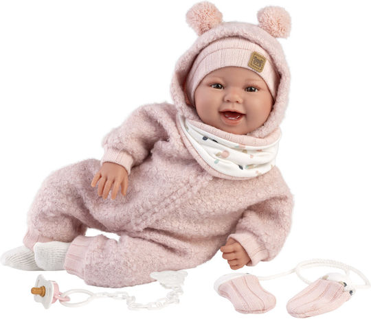 Llorens Juan Baby-Puppe Newborn Mädchen Lachen 44 cm