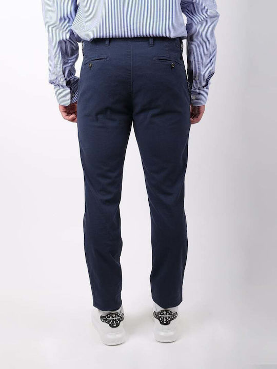 Fourten Industry Men's Trousers Chino in Slim Fit BLUE