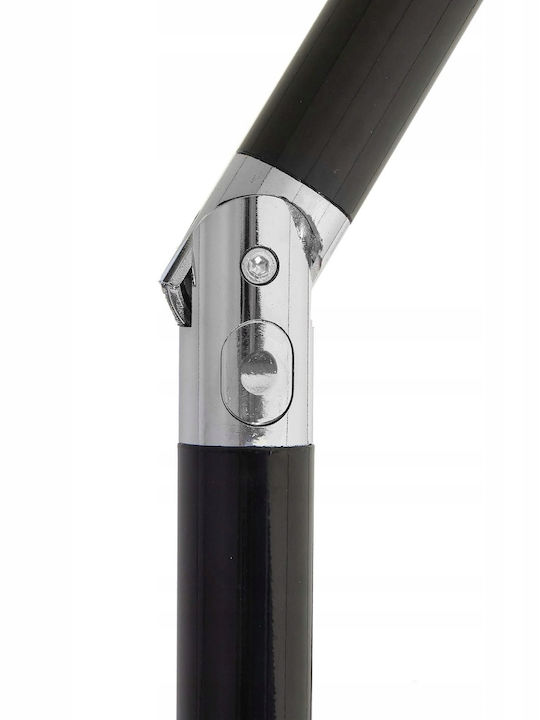 Umbrelă Rotundă Metalică Gri cu Bază de Susținere Φ2.6m