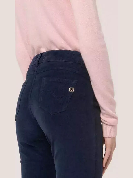 Damen Stoff Hose Darkblue