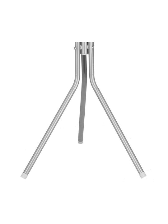 Metallic Coat Rack Gray 173cm