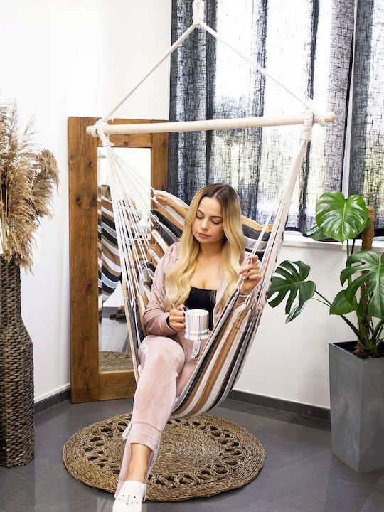 Single Hammock Gray 130x100cm