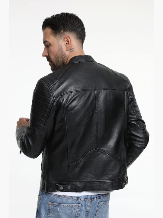 Newton Leather Herren Jacke Leder Black