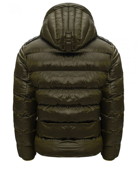 Blackjack Geacă Iarnă Puffer Cu Protecție Împotriva Vântului Verde Închis Darkarmy Goldenpalm