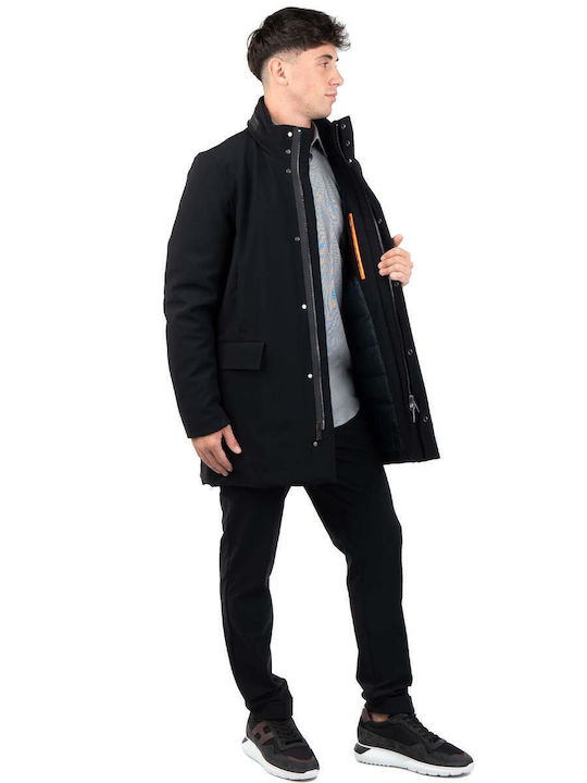 Geci barbati Puffer Waterproof Negru