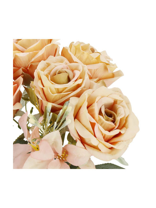 Buchet din Flori Artificiale Trandafir Pink 40cm