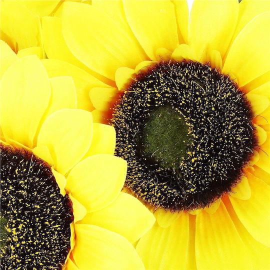 Букет от изкуствени цветя Heliotropium Yellow 57см