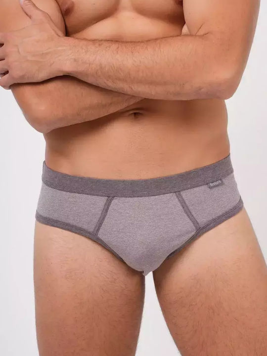 Adamo Men's Slip Brown with Patterns