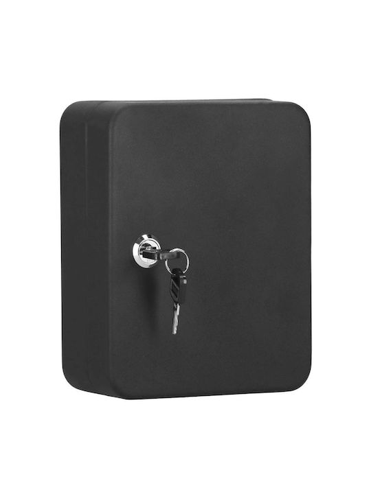 Agățătoare Chei De Perete Metalică 20 Compartimente Cu Încuietoare 20x16x7.5cm