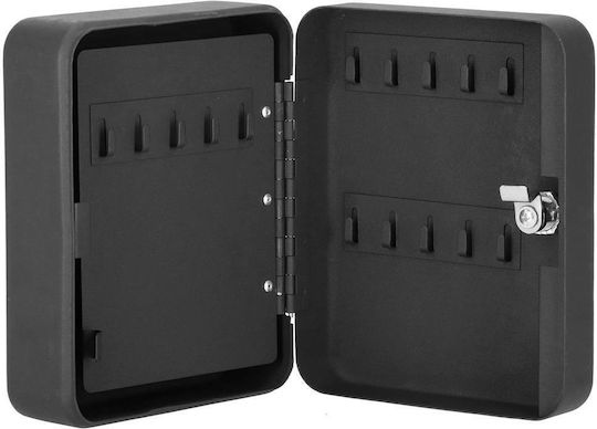 Agățătoare Chei Metalică 20 Compartimente Cu Încuietoare 20x16x7.5cm