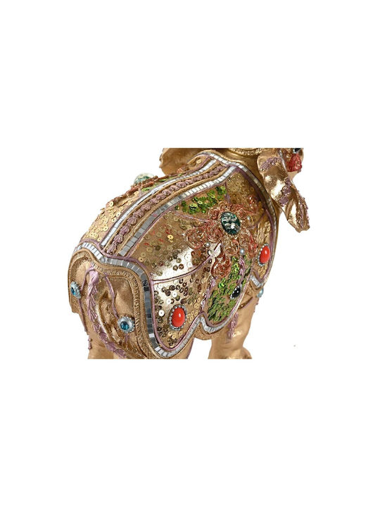 DKD Home Decor Decorativ Elefant din Polirășină 33x15.5x31cm 1buc