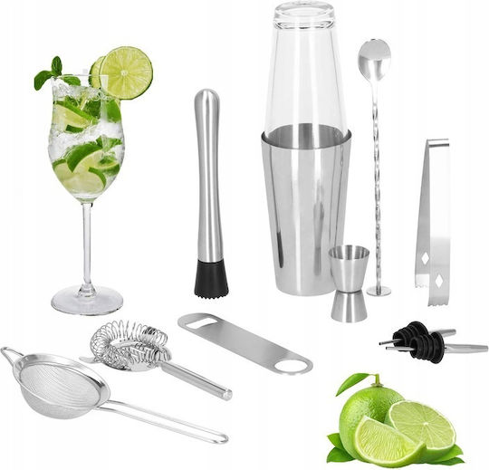 Cocktail Shaker Kit Bartenders 400/700 Ml Ki9 11 Pieces