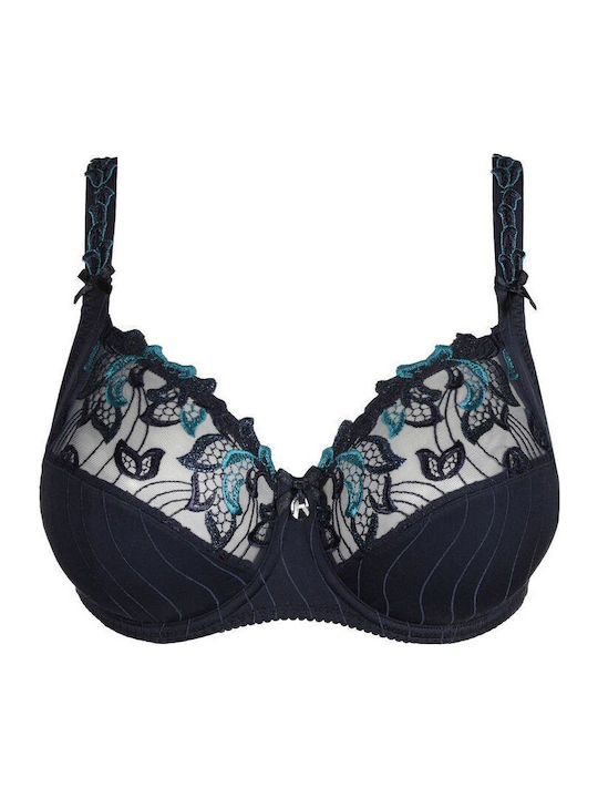 Velvet Blue Minimizer Σουτιέν χωρίς Ενίσχυση με Μπανέλες