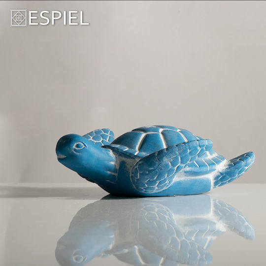 Espiel Διακοσμητική Χελώνα από Κεραμικό Υλικό 19x15x5.5cm