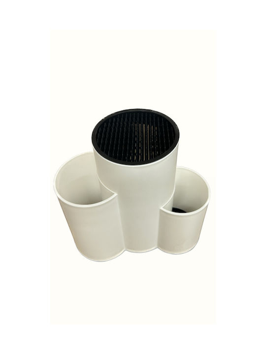 Tns Plastic Cutlery Holder White 21×32×14.5cm