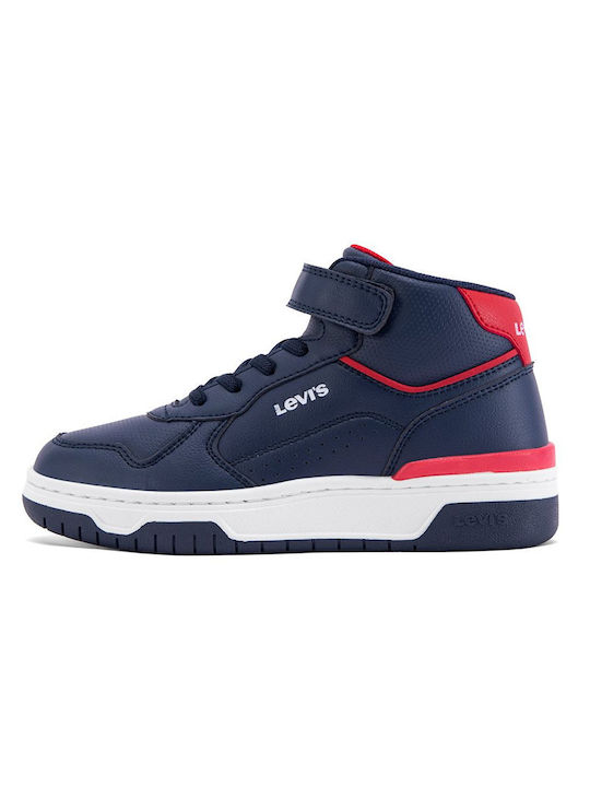 Levi's Kids Sneakers High with Scratch Blue