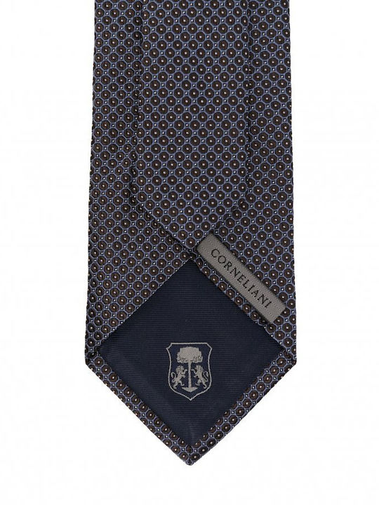 CC Collection Corneliani Men's Tie Silk in Blue Color