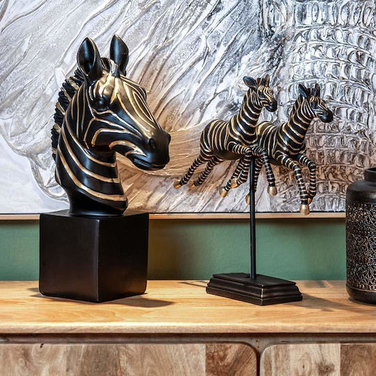 Fylliana Animal Decorativ din Polirășină Zebra 12.2x22x40.5cm 1buc Fylliana Animal Decorativ din Polirășină Zebra 12.2x22x40.5cm 1buc