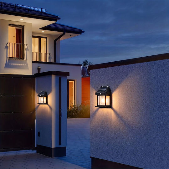 Solar Garden Wall Lamp 1200mah 21cm Xl Strong Ip65