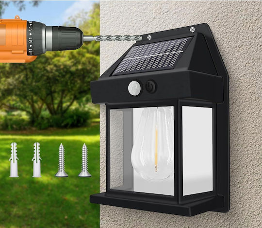 Solar Garden Wall Lamp 1200mah 21cm Xl Strong Ip65