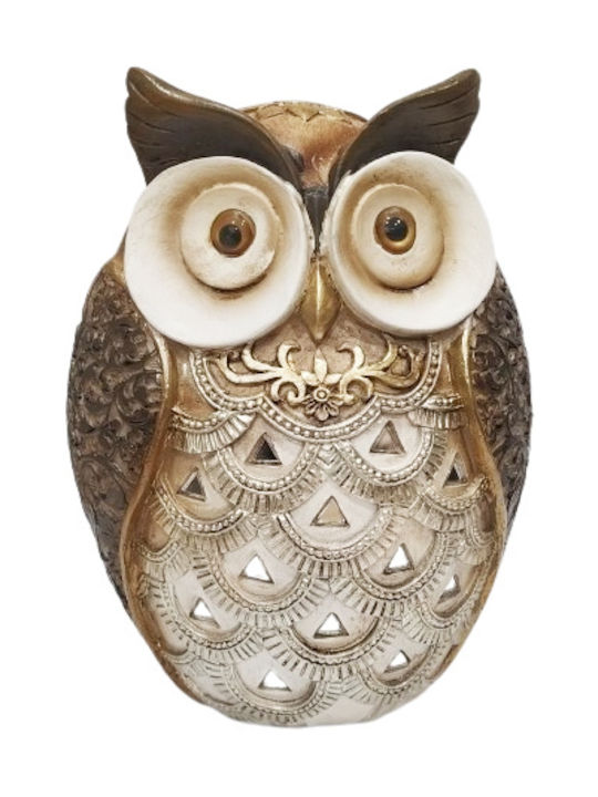 Karvounis Decorative Owl Polyresin 11.5x10x16.5cm 1pcs