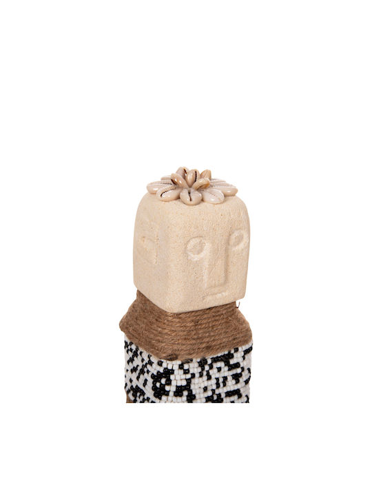 HomeMarkt Διακοσμητικό Αγαλματίδιο από Πέτρα Sumba 7x7x17cm