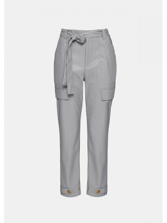 Lynne Women's Fabric Trousers Grey