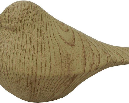 Oriana Ferelli Set Dekorative Vögel aus Holz 16x8.5x9cm 2Stück