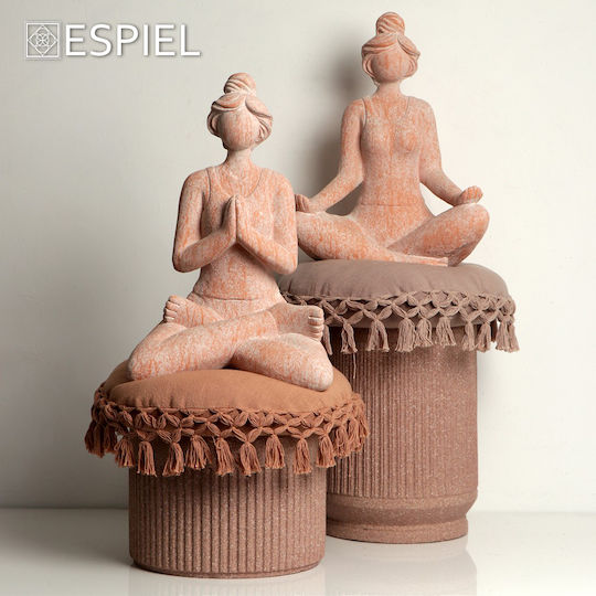 Espiel Διακοσμητικό Ζωάκι από Τσιμέντο Yoga 38x22.5x50cm