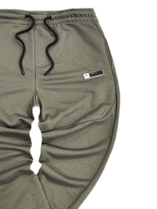 Sweatpants with Elastic Khaki