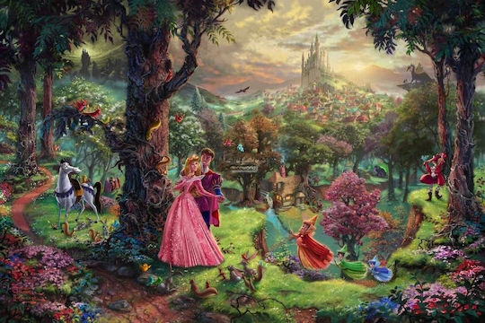 Kids Canvas Painting Princess Knv039 80cm X 120cm
