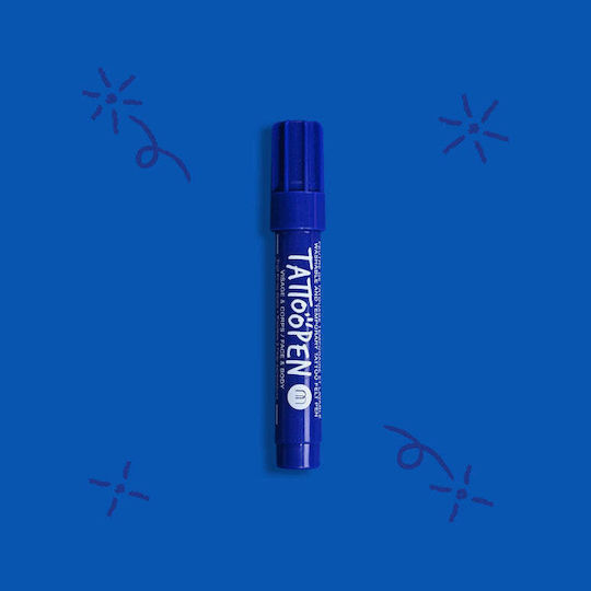 Nailmatic Μαρκαδόρος Δέρματος Tattoopen Σκούρο Μπλε