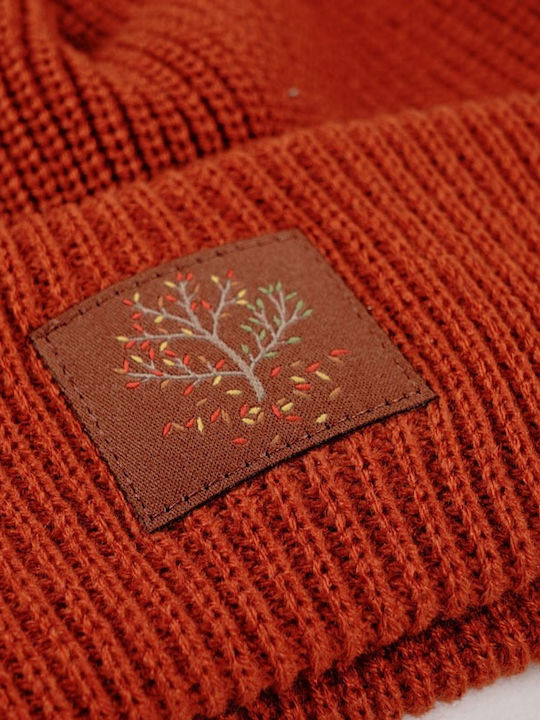 Magenta Skateboards Beanie Unisex Beanie Gestrickt in Orange Farbe