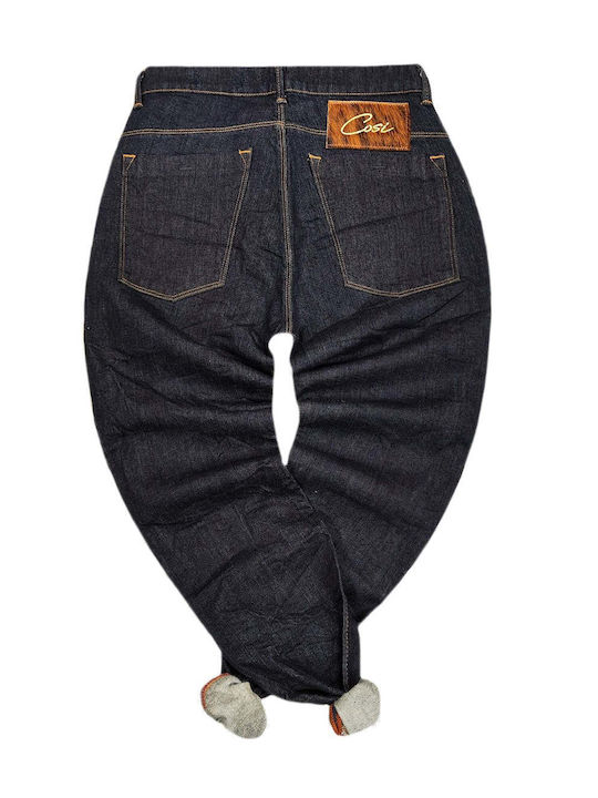 Pantalon De Blugi Elastic Cu Fit Slim Albastru Închis