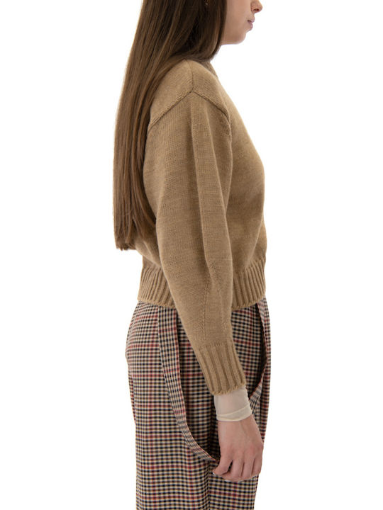 Γυναικείο Πουλόβερ Black, Camel