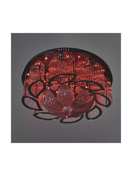 Lustră de tavan Chimera crom Elbulgaria LED RGB 10xe27 3084/50 Ch