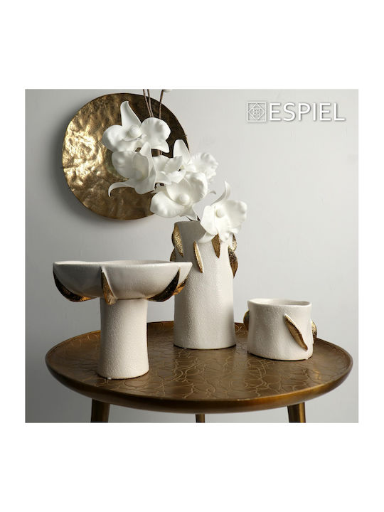 Round Aluminum Side Table Gold M57xL57xH48cm