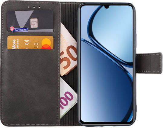 Lime Essential Magnet Портмоне Изкуствена кожа Сив (Realme C63)