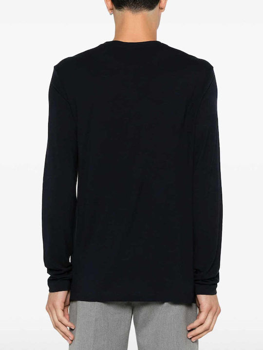 Hugo Boss Men's Long Sleeve Blouse dark blue