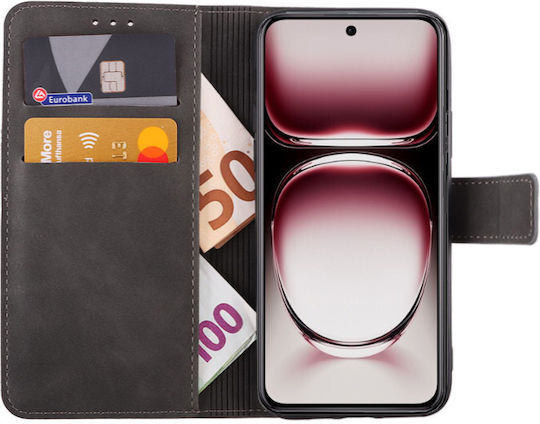 Lime Essential Magnet Wallet Synthetic Leather Gray (Oppo Reno12 Pro 5G)