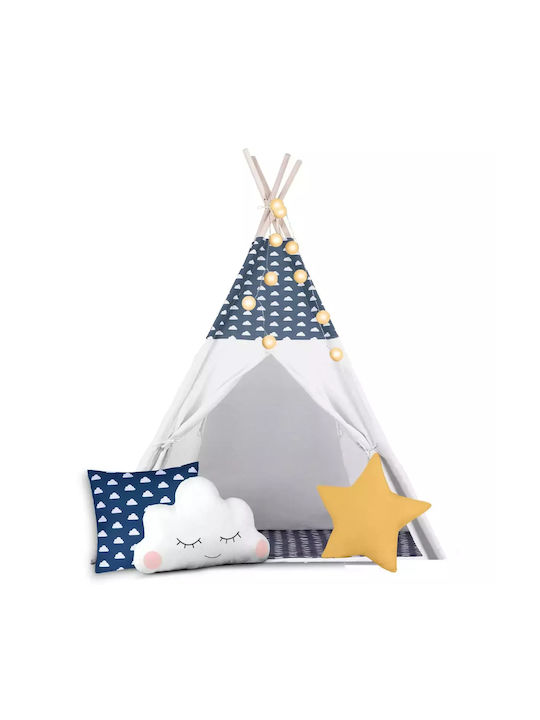 Nukido Kids Indian Teepee Play Tent for 3+ years Blue