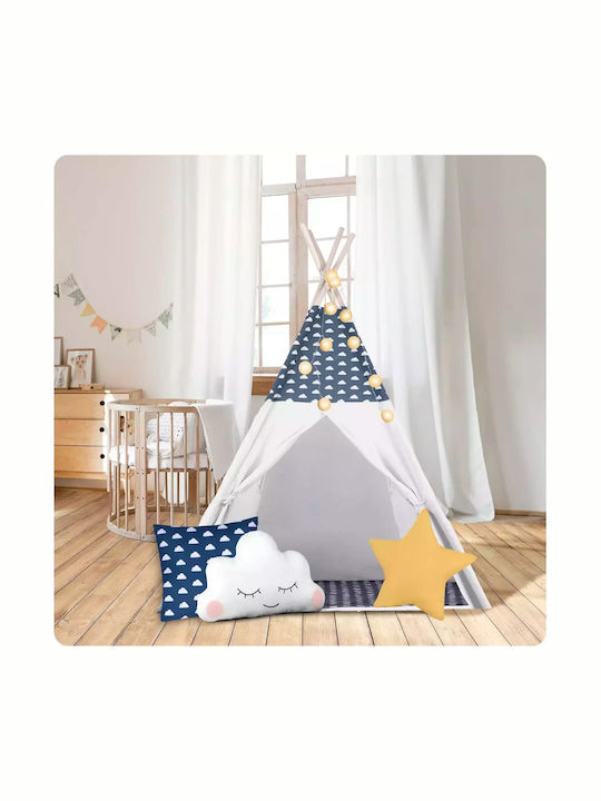 Nukido Kids Indian Teepee Play Tent for 3+ years Blue