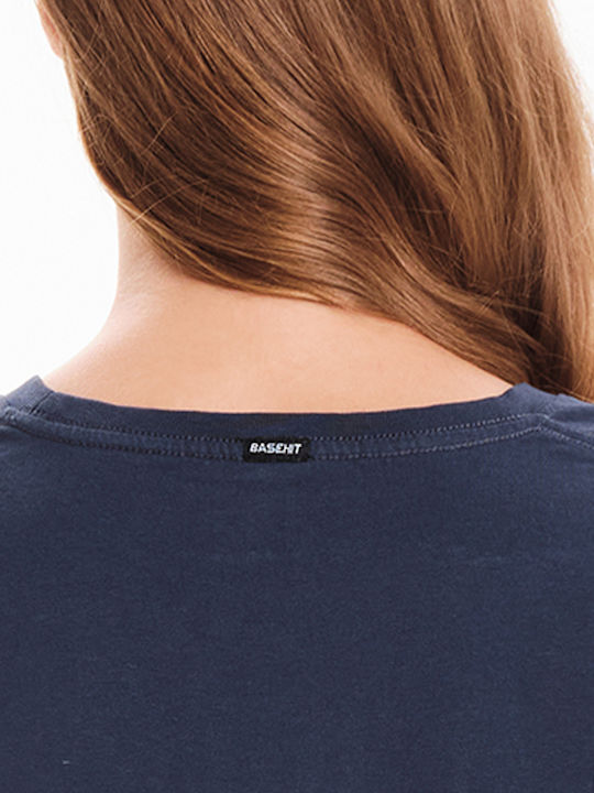 Women's Cotton Long Sleeve Crop Top Gray