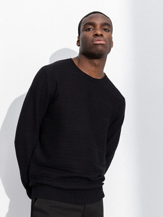 Langarm Pullover Schwarz