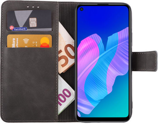 Lime Essential Magnet Wallet Synthetic Gray (Huawei P40 Lite E)